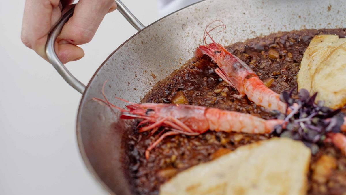 Dish of paella